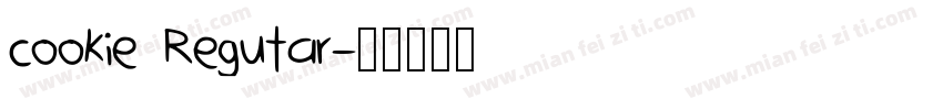 cookie Regutar字体转换